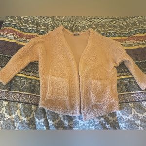 Light pink super soft light cardigan